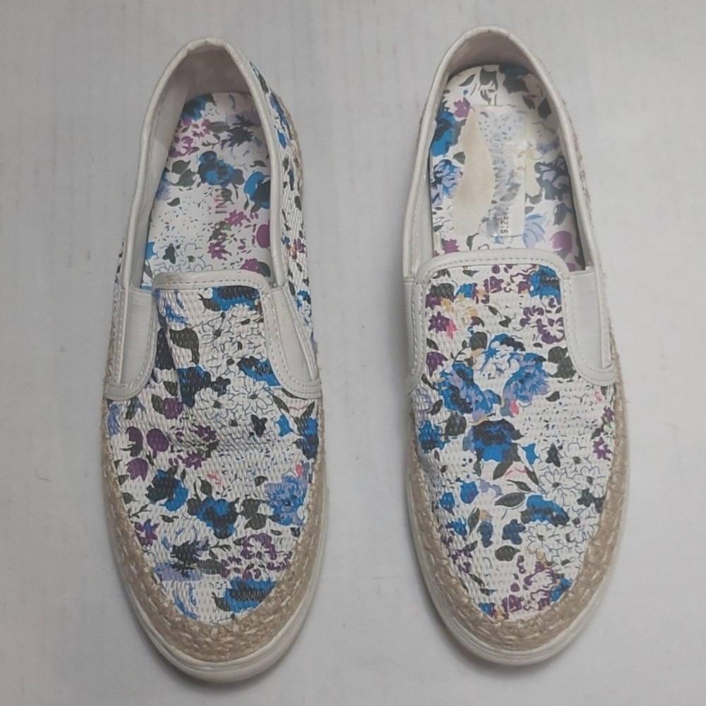 Floral Canvas Slip-On Espadrilles by Giani Bernini